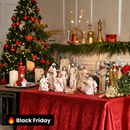 Presépio Luxo Sagrada Família – 8 Peças (20 cm)