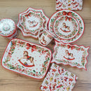 Kit Porcelana Natalina Elegance – 9 Peças