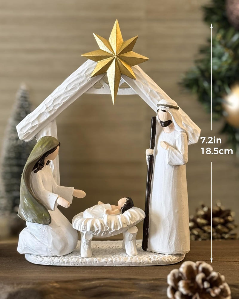 Presépio Infantil com Manjedoura e Anjo – 11 Peças