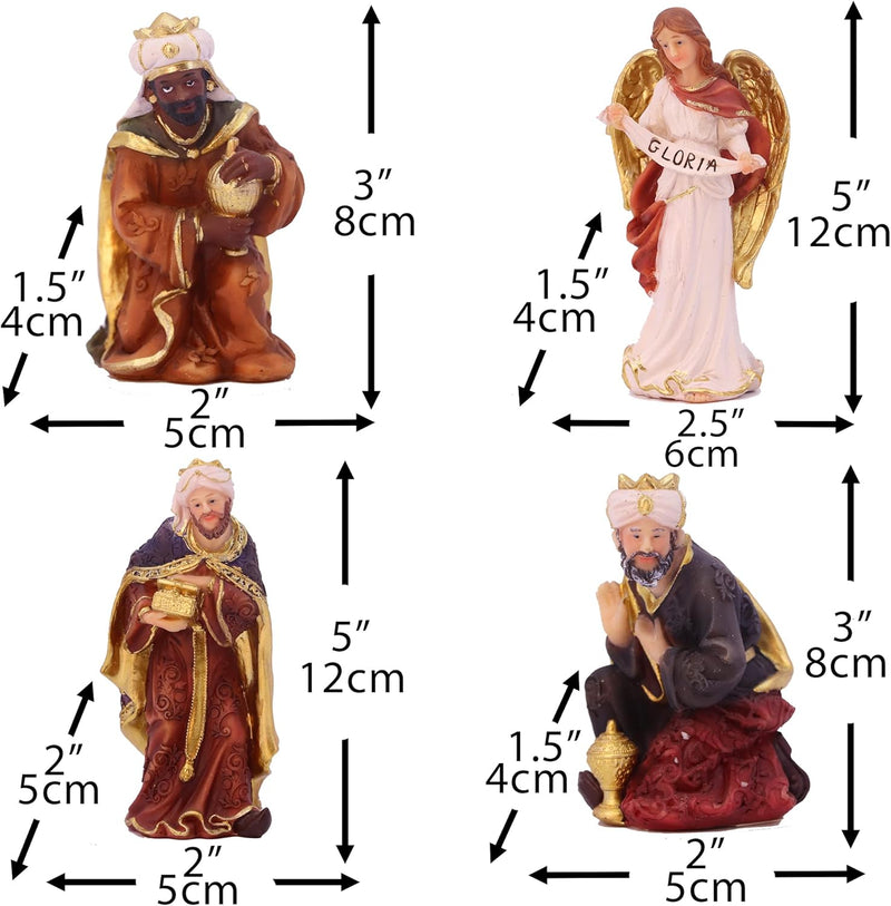 Presépio Tradicional Sagrada Família – 11 Peças (21 -32 cm)