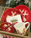 Kit Porcelana Natalina Charm – 4 Peças