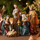 Presépio Luxo Sagrada Família – 8 Peças (20 cm)